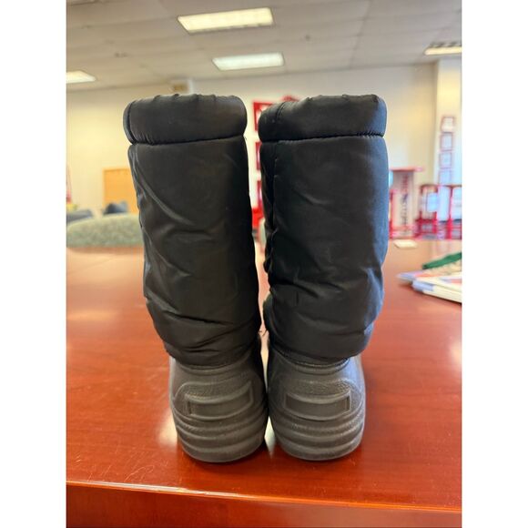 Sorel Snow Chariot Black Lined Waterproof Snow Boots sz 7 - Picture 5 of 7